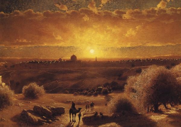 James Fairman View of Jerusalem China oil painting art
